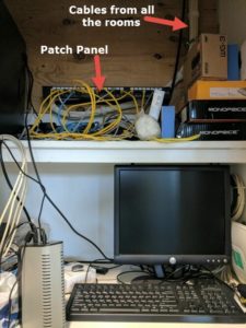 IT Closet for Dental Startup Office