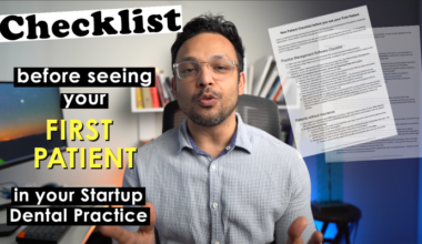 First Patient Checklist for Dental Startup Office