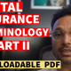 Dental Insurance Terminology - Part II