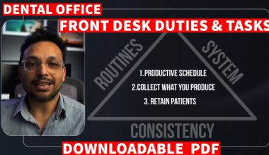 Dental Office Front Desk Duties Checklist